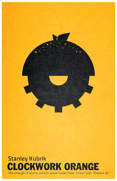 clockwork orange art poster